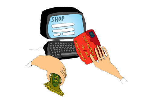 Komputer og kreditkort